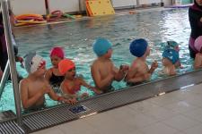 Na ostatniej lekcji pływania