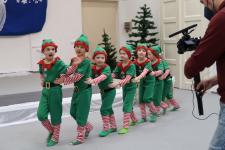 Migawki z nagrywania programu "Choineczka dla śnieżynek"