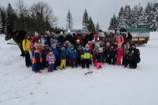 Kulig Przełęczą Kubalonki