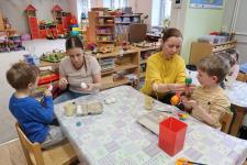 Popołudnie z mamą-pisanki