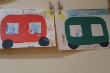 Prace plastyczne pt."Wycieczka"