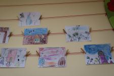 Prace plastyczne pt."Skok w Nowy Rok"