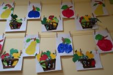 Prace plastyczne pt."Owoce"