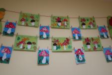 Prace plastyczne pt."Jesień wędruje po lesie"