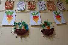 Prace plastyczne pt."Warzywa"