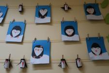 Prace plastyczne pt."Polarna Kraina"