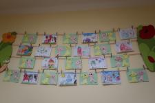 Prace plastyczne pt."W gospodarstwie"