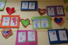 Prace plastyczne: "Moja mama, mój tata"