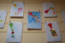 Prace plastyczne:"Latawce"