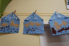 Prace plastyczne pt."Dokarmiamy ptaki"