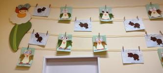 Prace plastyczne:"Zwierzęta szykują się do snu"