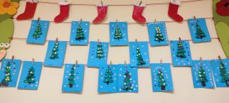 Prace plastyczne:"Boże Narodzenie"