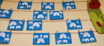 Prace plastyczne: "Zwierzęta dalekiej północy i egzotyczne"