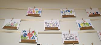 Prace plastyczne:"Owoce"