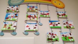 Prace plastyczne:"W grzybowym lesie"